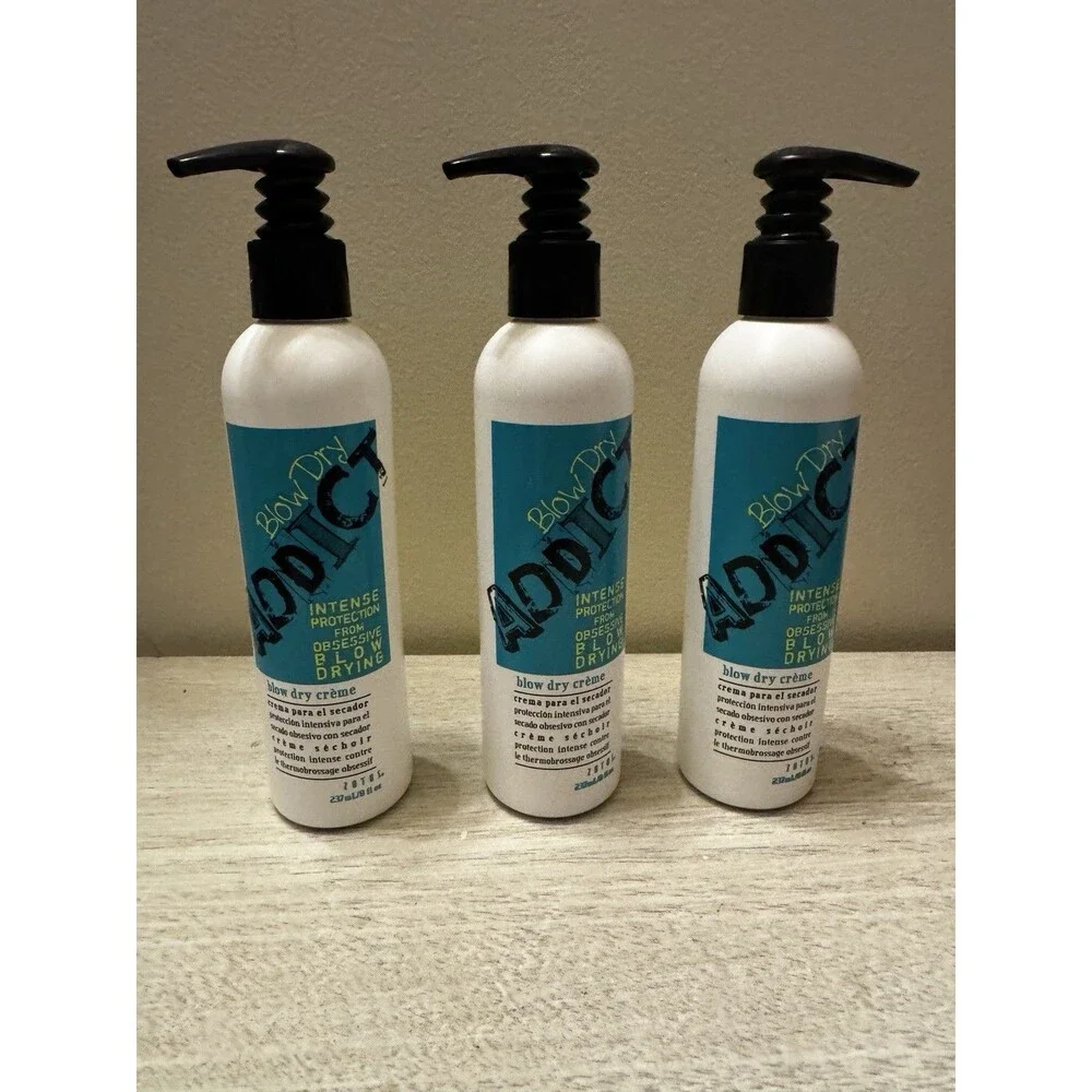 ZOTOS Blow Dry Addict Blow Dry Créme Heat Activated Protector 8 fl oz
